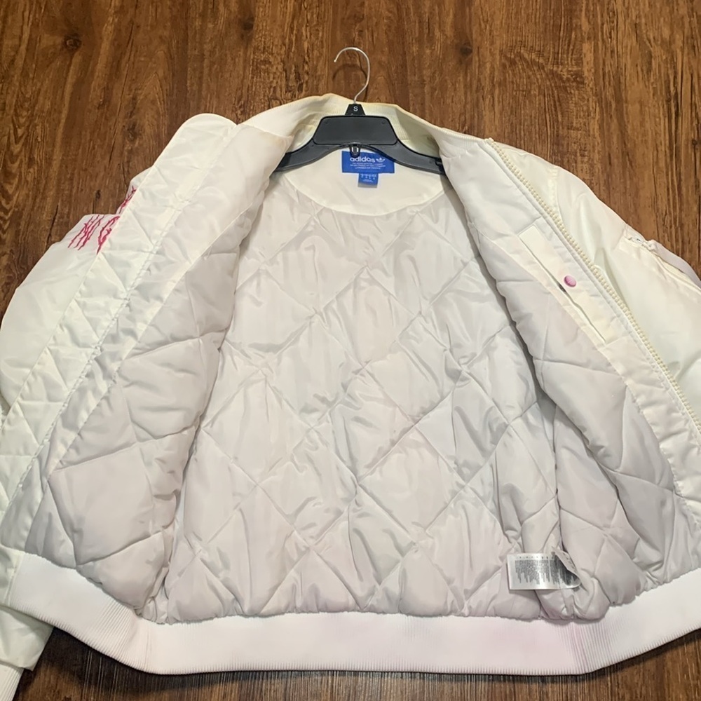 Adidas Originals Men’s Padded Pilot Bomber Jacket Size Medium - Picture 8 of 12